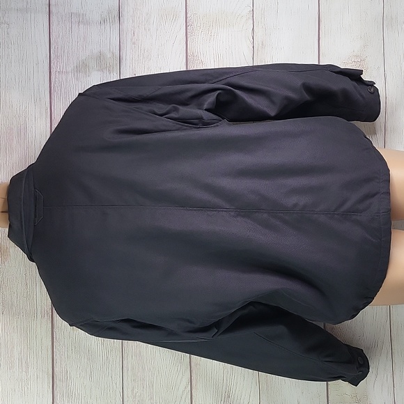 Hathaway men's zip up jacket black sz XL - Picture 3 of 13